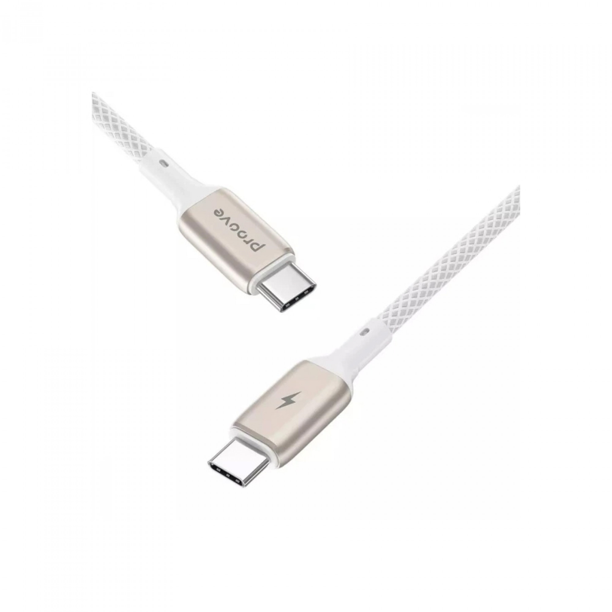 Кабель Proove Dense Metal Type-C to Type-C 60W (1m) White